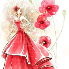 Схема вышивки «Красота женщины»