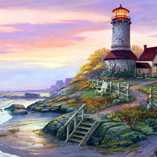 Схема вышивки «FARO ,ESCALERA ,COSTA ,MAR»