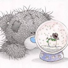 Схема вышивки «Тедди»