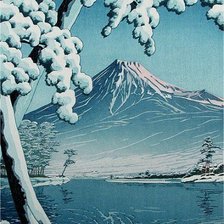 Схема вышивки «Фудзияма»