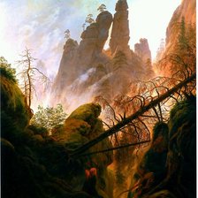 Схема вышивки «Фридрих, Каспар Давид»