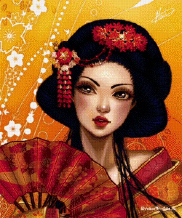 Гейша - япония, девушка - предпросмотр