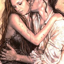 Схема вышивки «романтическое свидание»