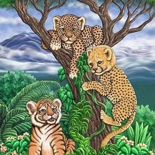 Схема вышивки «малыши»