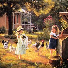 Схема вышивки «девочки»