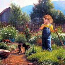 Схема вышивки «дети»