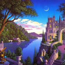 Схема вышивки «Сказочный дворец»