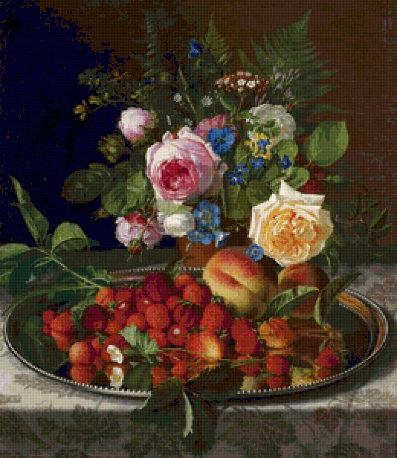 натюрморт - натюрморт, картины, фрукты, живопись - предпросмотр