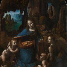 Схема вышивки «Virgin_of_the_Rocks»