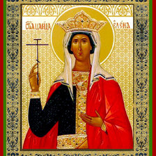 Схема вышивки «Икона Елена»