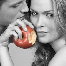 Схема вышивки «Поцелуй»