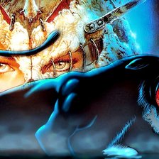 Схема вышивки «Взгляд»