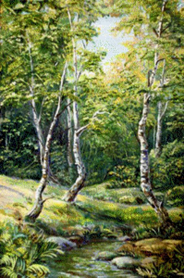 русские березки - пейзаж - предпросмотр