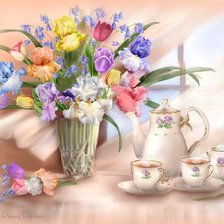 нежный натюрморт