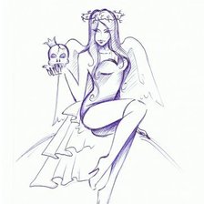 Схема вышивки «Падший ангел»