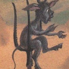 Схема вышивки «Чёртик.»