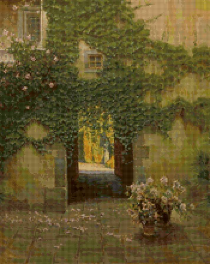 итальянский дворик - предпросмотр