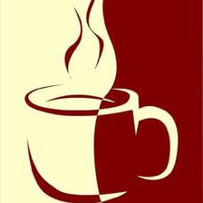 Схема вышивки «Кофе»