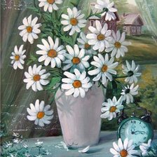 Схема вышивки «Ромашки»