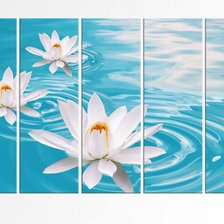 Схема вышивки «Полиптих"Водяная лилия"»