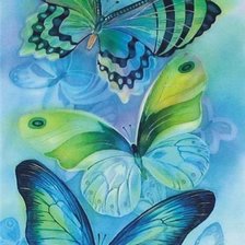 Схема вышивки «бабочки»