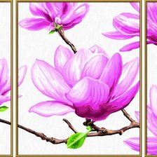 Схема вышивки «Цветы»