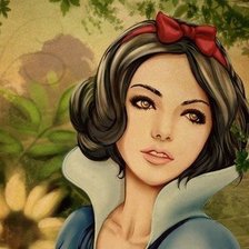 Схема вышивки «Белоснежка»