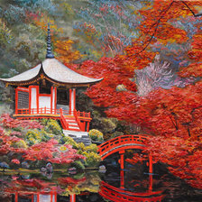 Схема вышивки «пагода»