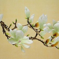 Схема вышивки «магнолия»