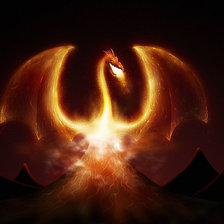 Схема вышивки «драконы»