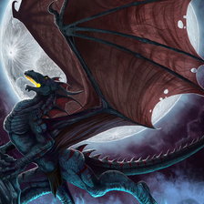 Схема вышивки «драконы»