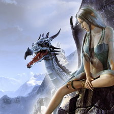 Схема вышивки «драконы»