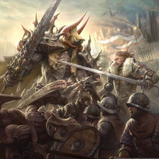 Схема вышивки «Бой»