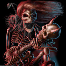 Схема вышивки «Смерть и ее образы»