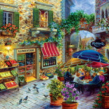 Схема вышивки «in paese»