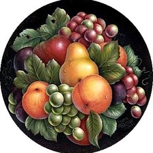 Схема вышивки «Фрукты»