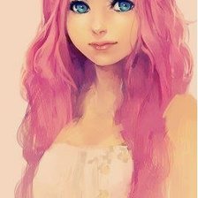 Схема вышивки «Девушка»