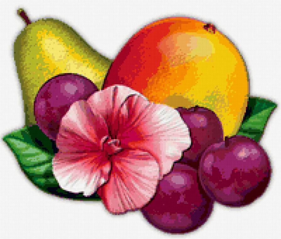 натюрморт - натюрморт, фрукты, кухня - предпросмотр