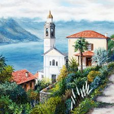 Схема вышивки «южный городок»