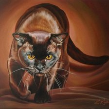 Схема вышивки «я-шоколадный»