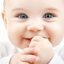 Схема вышивки «Улыбающийся малыш»