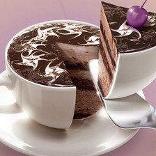 Схема вышивки «Кофе»