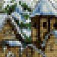 Предпросмотр схемы вышивки «домик в лесу» (№645397)