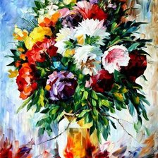 Схема вышивки «по картине Леонида Афремова»