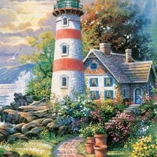 Схема вышивки «маяк»