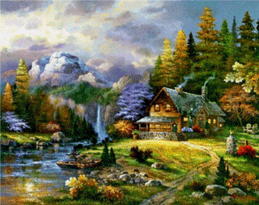 горный пейзаж - пейзаж - предпросмотр