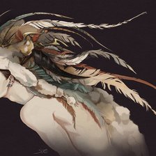 Схема вышивки «шаман»