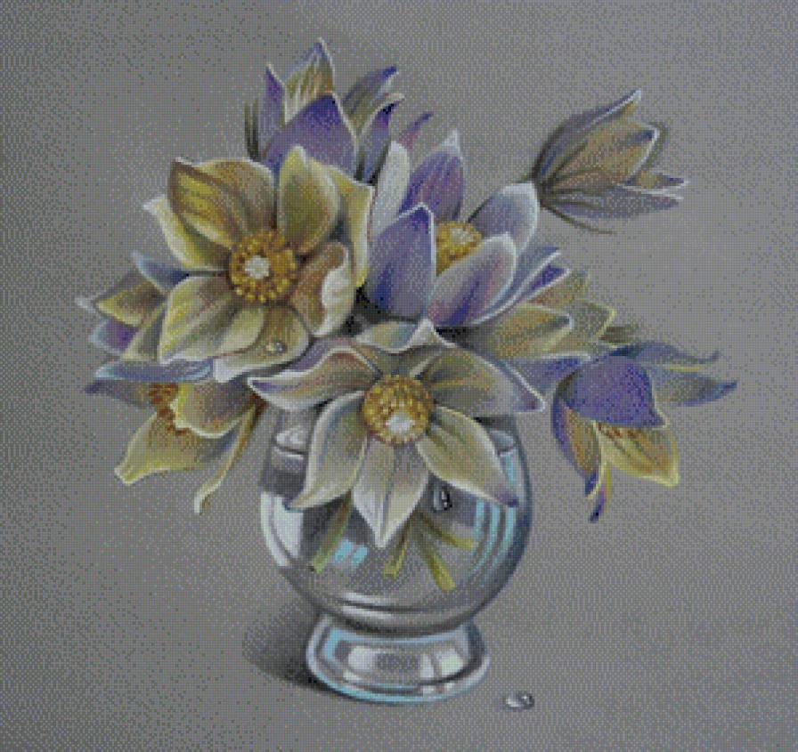 Цветы - натюрморт, цветы - предпросмотр