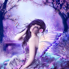 Схема вышивки «фея»