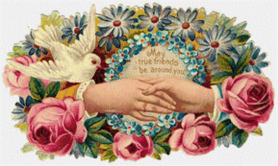 Руки в цветах - предпросмотр